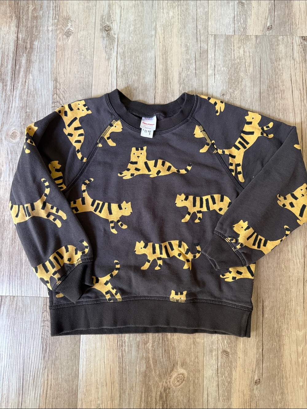 Hanna Andersson Tiger Print Unisex Crewneck
